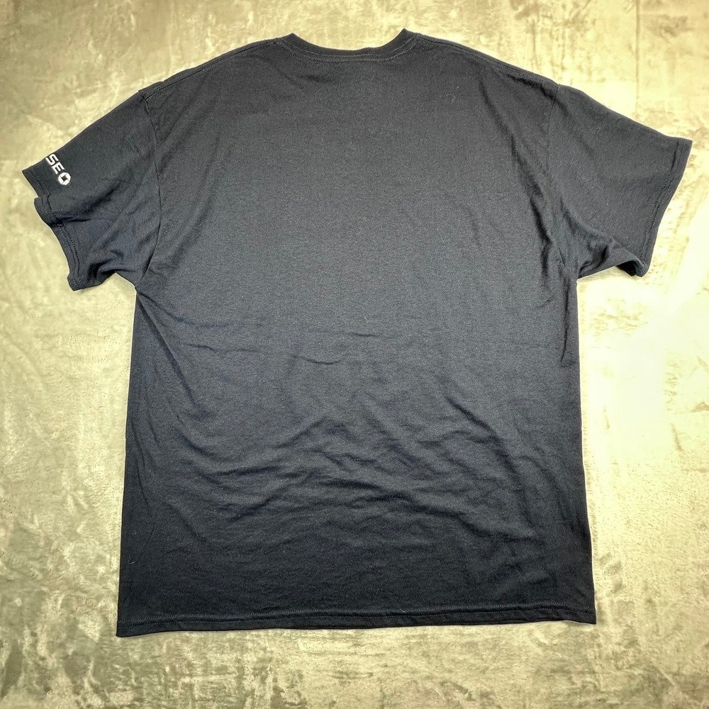Gildan‎ T-Shirt Mens XL Navy Golden State Warriors 2021-22 Home Opener NBA 75th - Picture 6 of 7